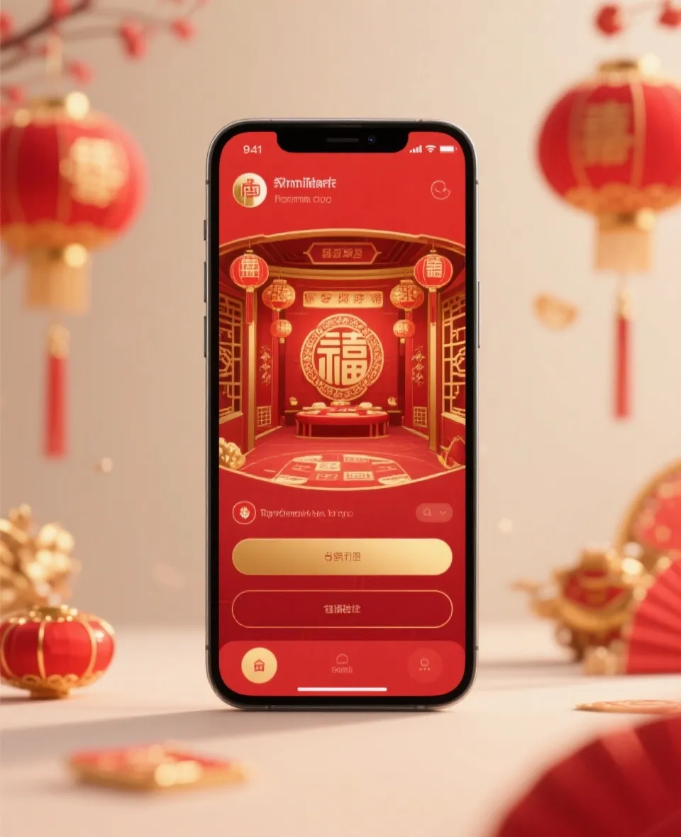 吉祥棋牌官方App界面预览